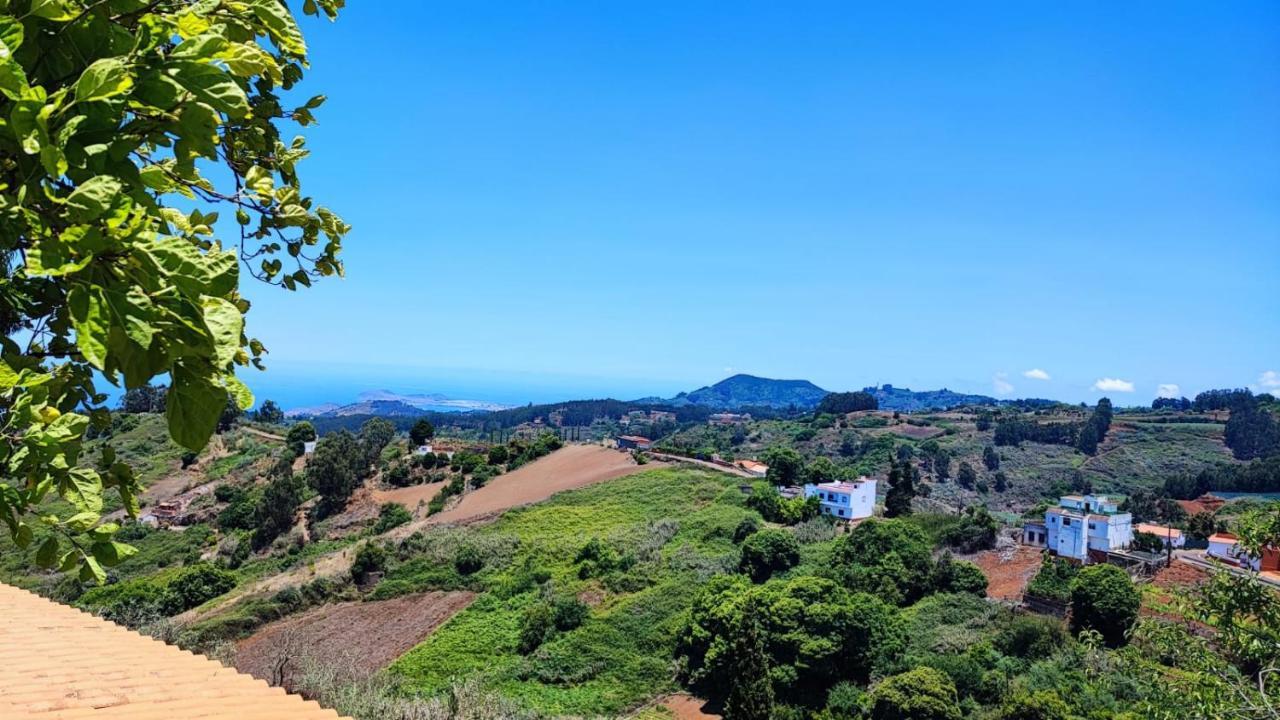 Casa Rural Con Piscina Privada El Roble Moya  Luaran gambar