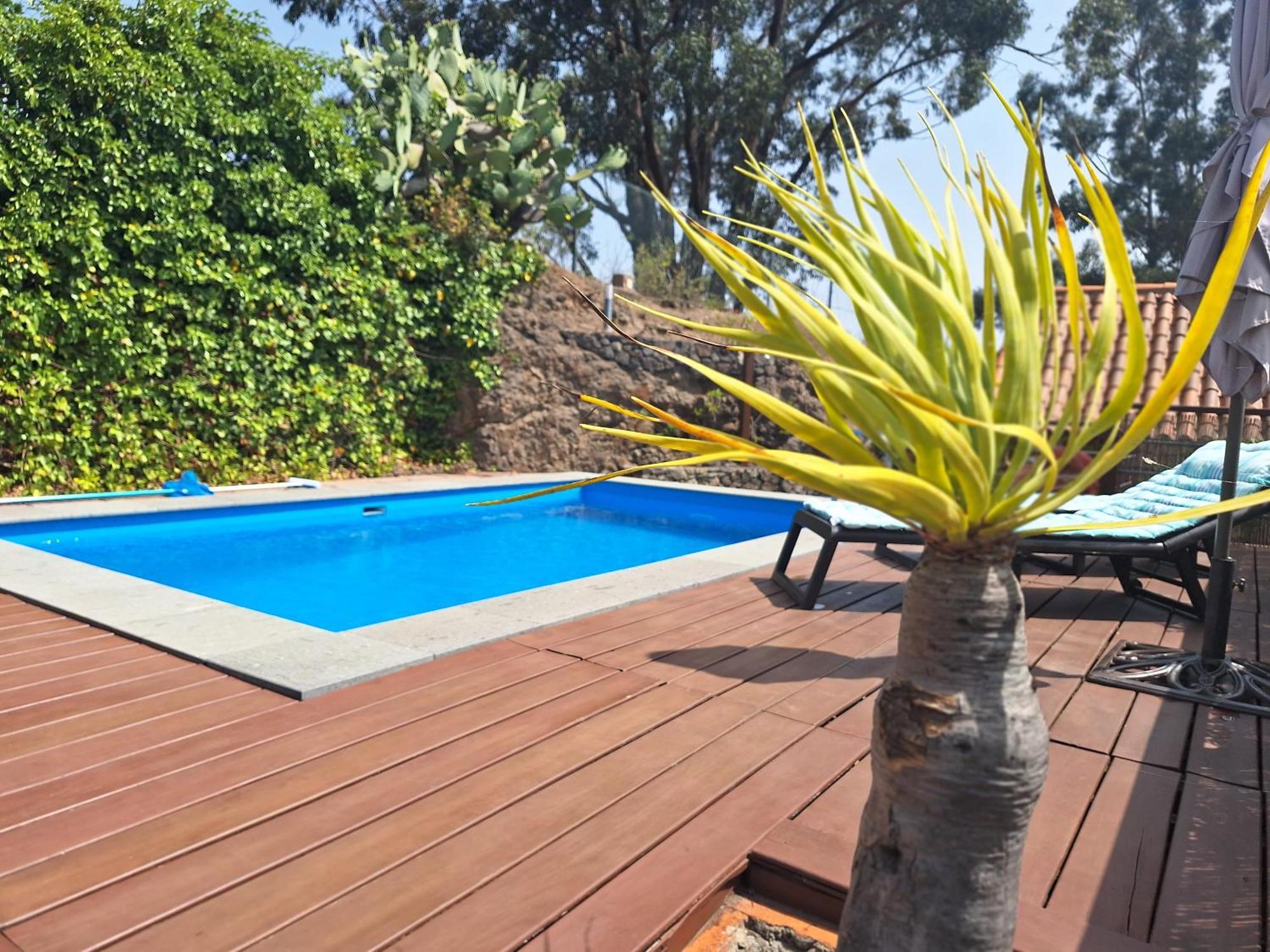 Casa Rural Con Piscina Privada El Roble Moya  Luaran gambar